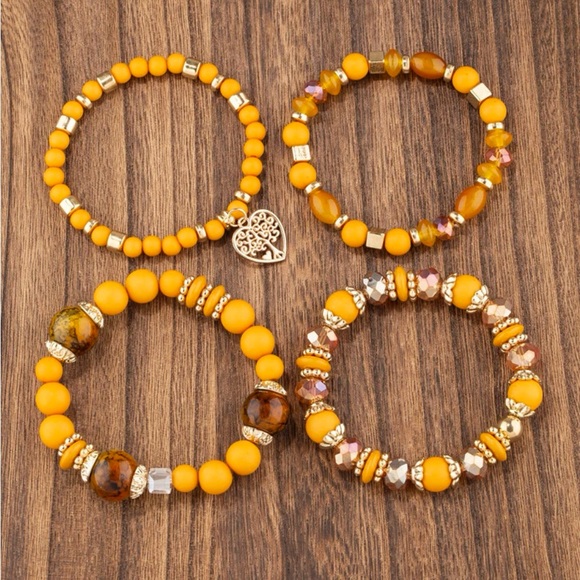 - New gold 4 piece bracket  set - Picture 1 of 4